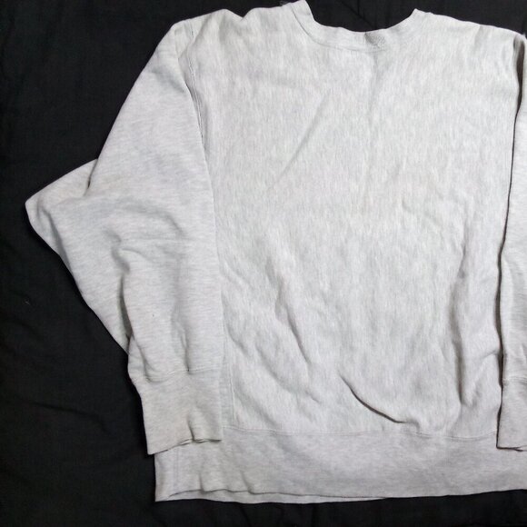 Vintage Champion Reverse Weave Crewneck Sweatshirt Heather Gray - Picture 5 of 6
